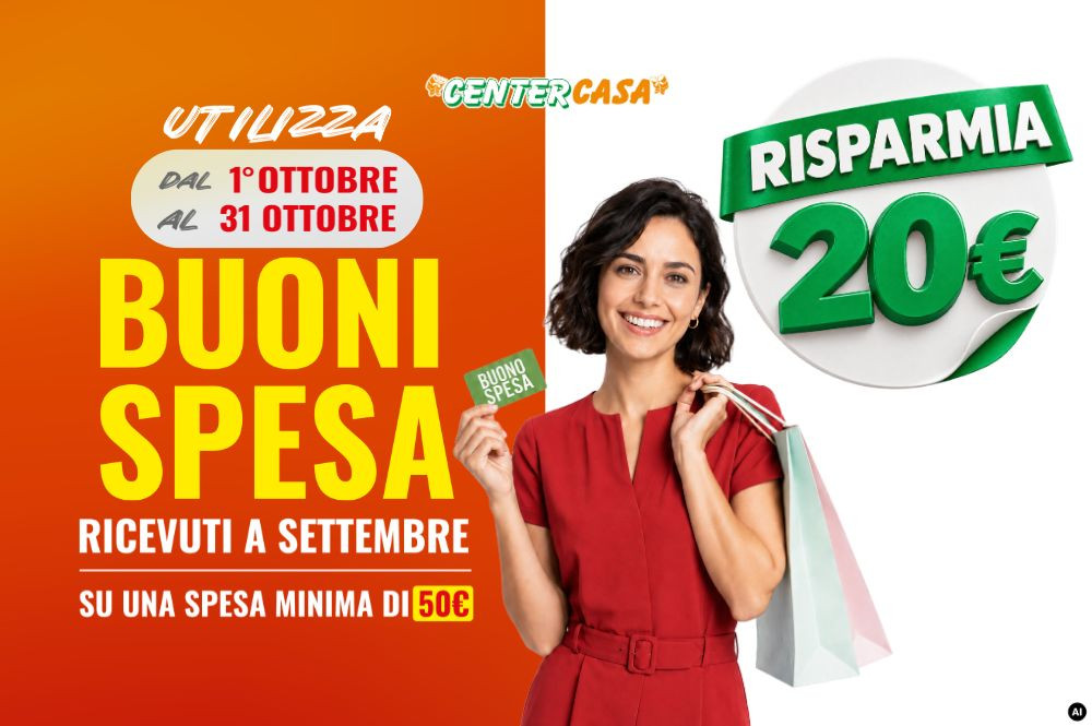 Risparmia 20€ con i tuoi buoni Spendi & Riprendi!
