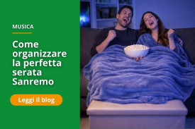 Come organizzare le perfetta serata Sanremo in casa