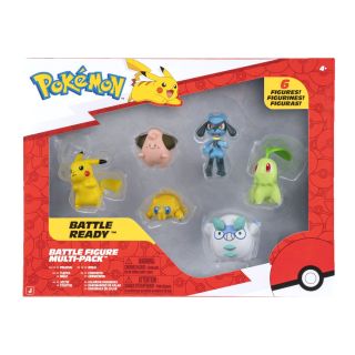 Confezione deluxe 6 personaggi Pokémon