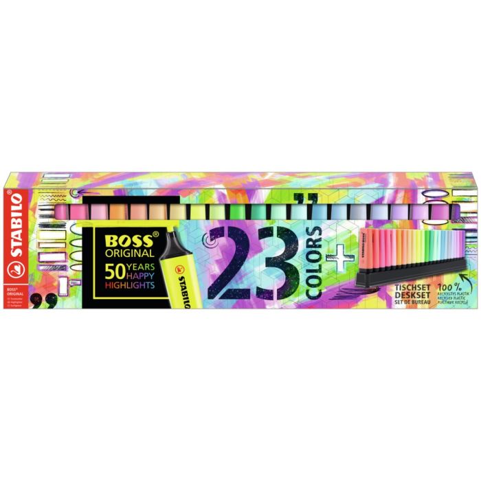 23 evidenziatori - Stabilo Boss Original